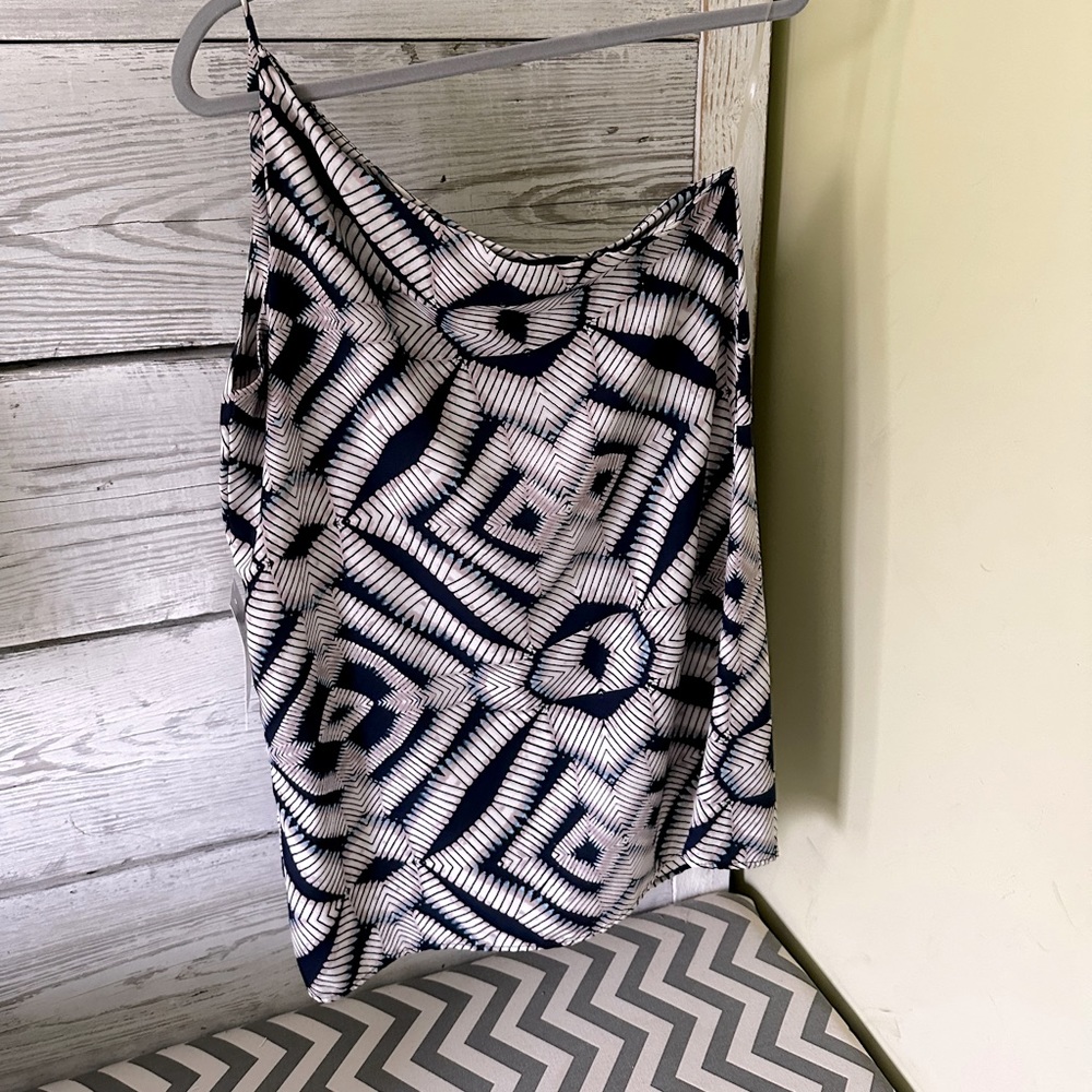 One shoulder dress blue brand new